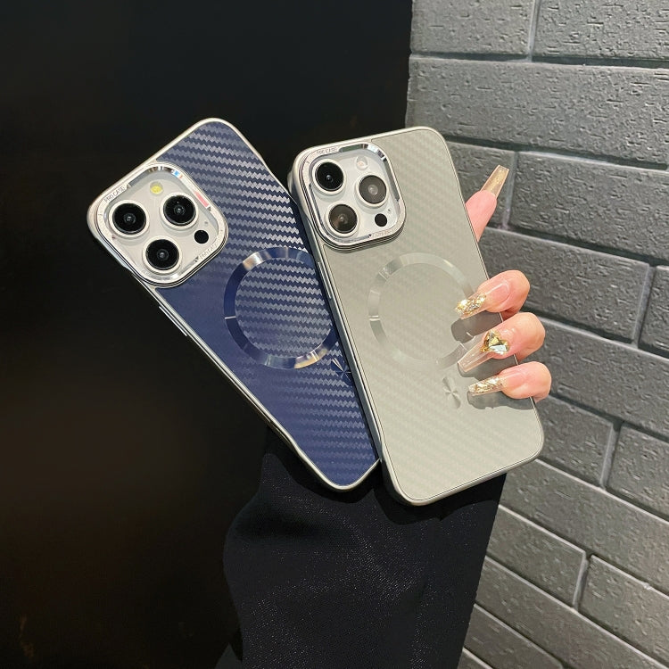For iPhone 13 Pro Max AG Carbon Fiber Frameless MagSafe Phone Case(Pink) - iPhone 13 Pro Max Cases by PMc TechLife | Online Shopping South Africa | PMc TechLife | Buy Now Pay Later Mobicred