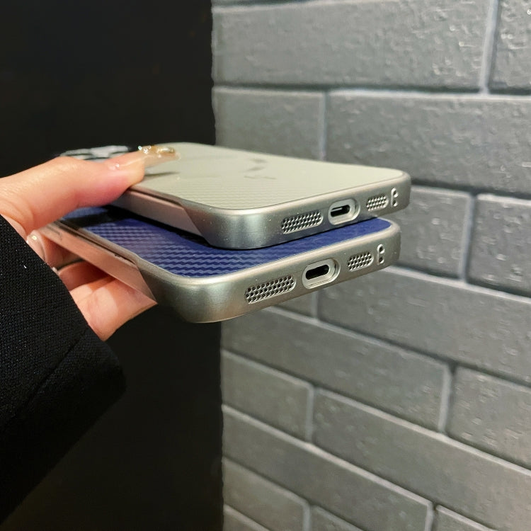 For iPhone 16 AG Carbon Fiber Frameless MagSafe Phone Case(Grey) - free shipping - PMc TechLife - Order now!