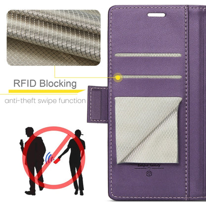 For Xiaomi 14T CaseMe 023 Butterfly Buckle Litchi Texture RFID Anti-theft Leather Phone Case(Purple) - 14T Cases by CaseMe | Online Shopping South Africa | PMC Jewellery | Buy Now Pay Later Mobicred