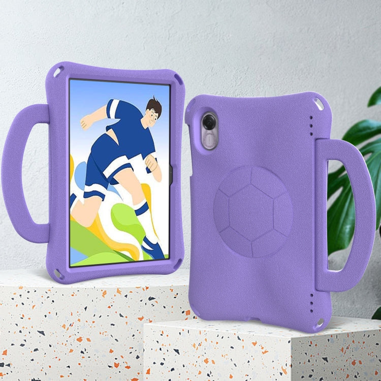 For Honor Pad X9 Handle Football Shaped EVA Shockproof Tablet Case(Light Purple) - Honor by PMC TechLife | Online Shopping South Africa | PMC TechLife | Buy Now Pay Later Mobicred