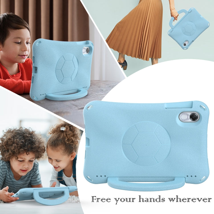 For Honor Pad X9 Handle Football Shaped EVA Shockproof Tablet Case(Light Blue) - Honor by PMC TechLife | Online Shopping South Africa | PMC TechLife | Buy Now Pay Later Mobicred