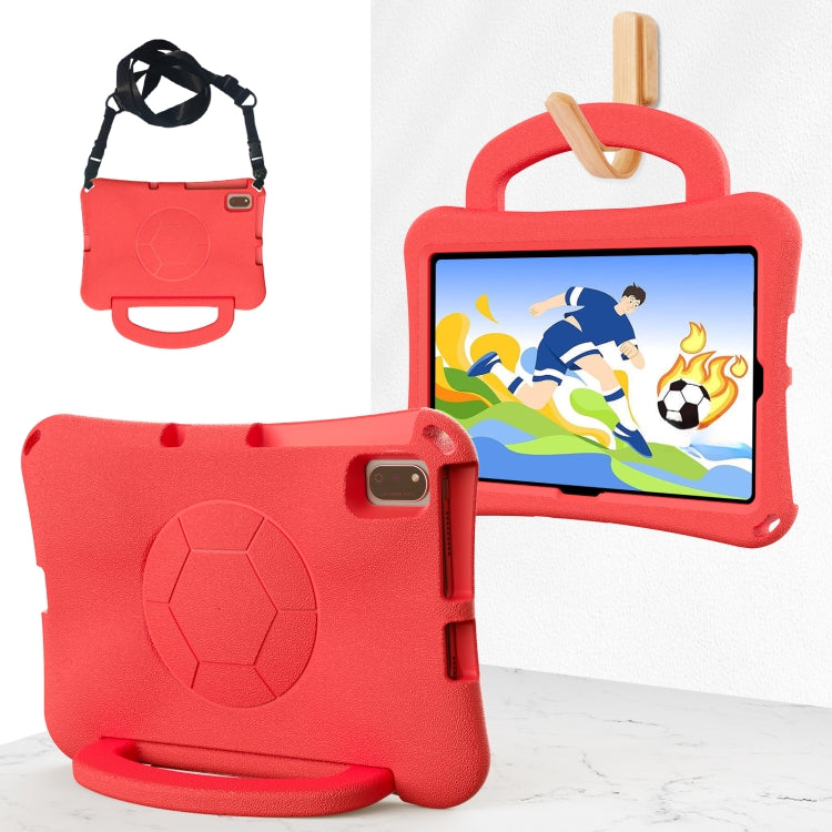 For Honor Pad V7 10.4 2024 Handle Football Shaped EVA Shockproof Tablet Case(Red) - Honor by PMC TechLife | Online Shopping South Africa | PMC TechLife | Buy Now Pay Later Mobicred