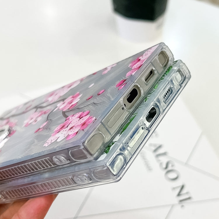 For Samsung Galaxy S25 5G Electroplating Flowers Plants Texture TPU Phone Case(Peony FL14) - Galaxy S25 5G Cases by PMC Jewellery | Online Shopping South Africa | PMC Jewellery | Buy Now Pay Later Mobicred