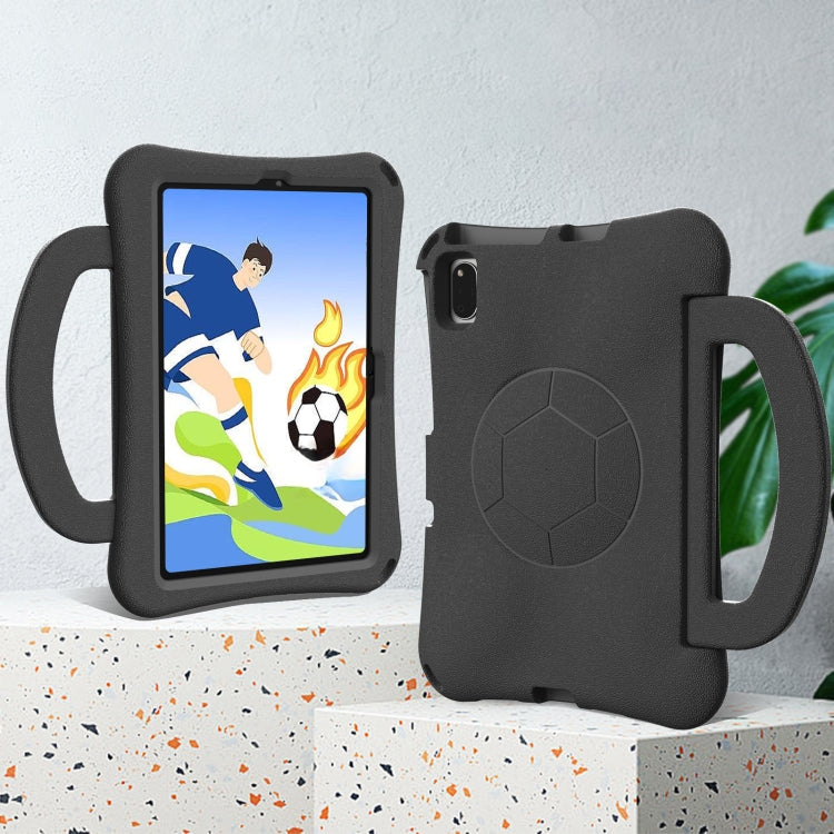 For Huawei MatePad SE 10.4 2022 / 2023 Handle Football Shaped EVA Shockproof Tablet Case(Black) - Huawei by PMC TechLife | Online Shopping South Africa | PMC TechLife | Buy Now Pay Later Mobicred