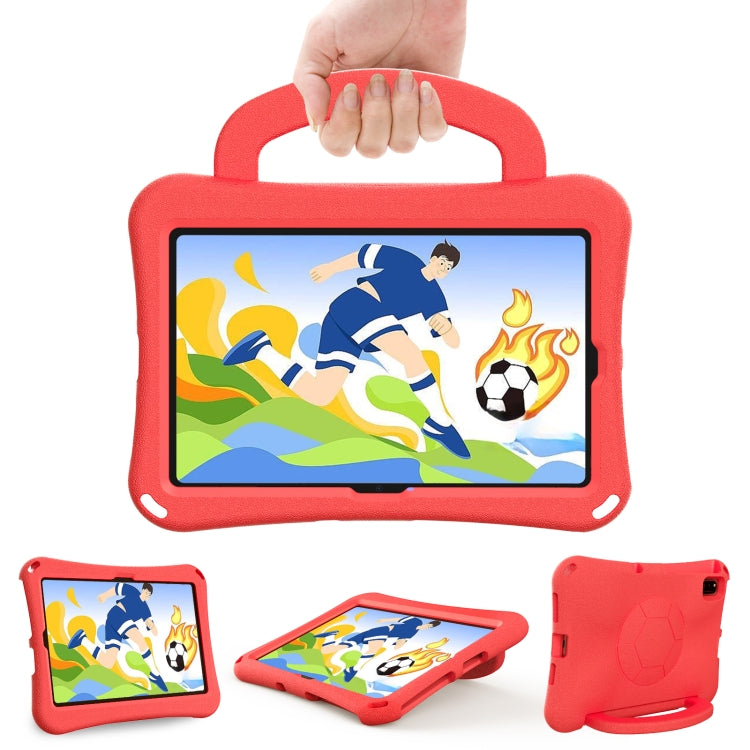 For Huawei MatePad SE 10.4 2022 / 2023 Handle Football Shaped EVA Shockproof Tablet Case(Red) - Huawei by PMC TechLife | Online Shopping South Africa | PMC TechLife | Buy Now Pay Later Mobicred