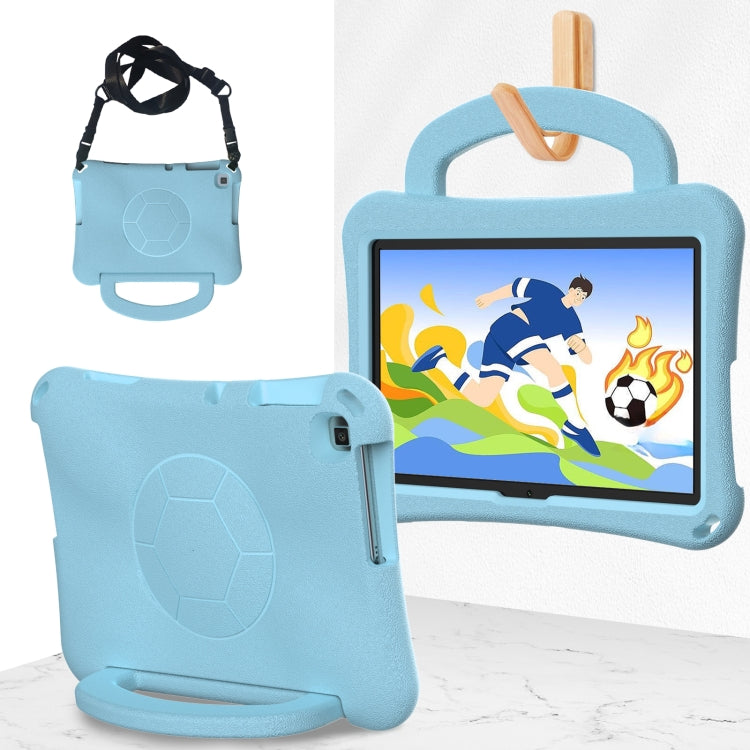 For Huawei Enpoy Tablet2 Handle Football Shaped EVA Shockproof Tablet Case(Light Blue) - Huawei by PMC TechLife | Online Shopping South Africa | PMC TechLife | Buy Now Pay Later Mobicred