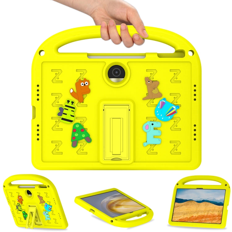 For Honor Pad 9 12.1 Cartoon Sparrow EVA Shockproof Tablet Case(Yellow) - Honor by PMC TechLife | Online Shopping South Africa | PMC TechLife | Buy Now Pay Later Mobicred
