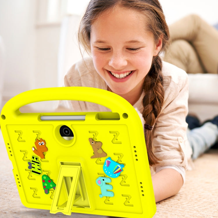 For Honor Pad 9 12.1 Cartoon Sparrow EVA Shockproof Tablet Case(Yellow) - Honor by PMC TechLife | Online Shopping South Africa | PMC TechLife | Buy Now Pay Later Mobicred