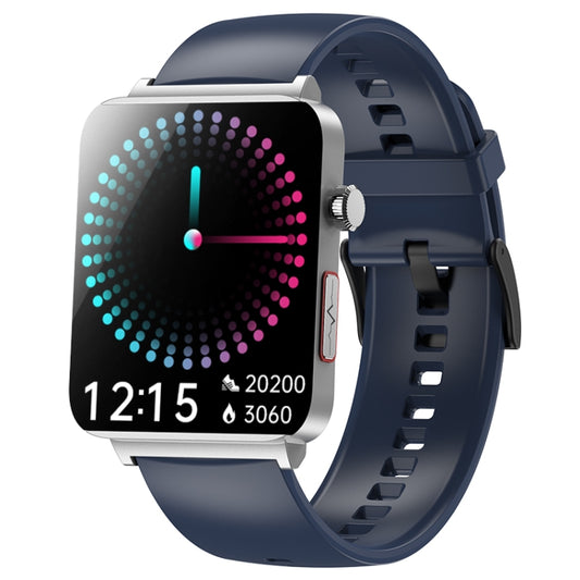 KS03 Pro 1.96 inch Color Screen Smart Watch, Support Bluetooth Call / Health Monitoring(Silver Blue) - Smart Watches by PMC Jewellery | Online Shopping South Africa | PMC Jewellery | Buy Now Pay Later Mobicred