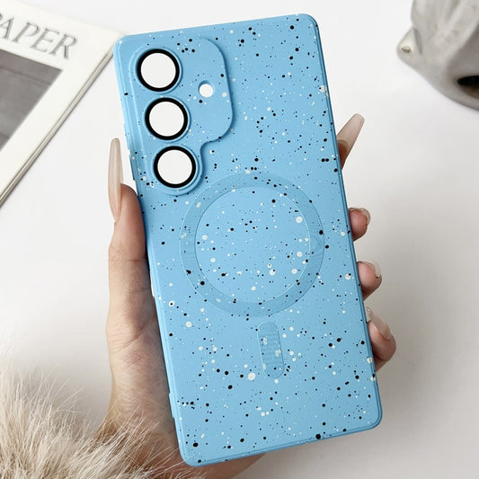 For Samsung Galaxy S25 5G Starry Sky TPU Shockproof MagSafe Phone Case(Sierra Blue) - Galaxy S25 5G Cases by PMC Jewellery | Online Shopping South Africa | PMC Jewellery | Buy Now Pay Later Mobicred