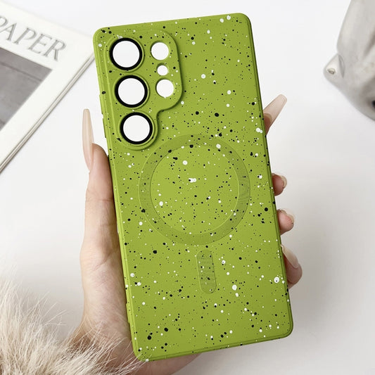 For Samsung Galaxy S25 Ultra 5G Starry Sky TPU Shockproof MagSafe Phone Case(Green) - Galaxy S25 Ultra 5G Cases by PMC Jewellery | Online Shopping South Africa | PMC Jewellery | Buy Now Pay Later Mobicred