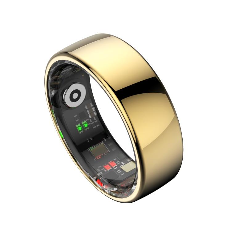 R08 SIZE 7 Smart Ring, Support Heart Rate / Blood Oxygen / Sleep / Multiple Sports Modes(Gold) - free shipping - PMC TechLife - Order now!