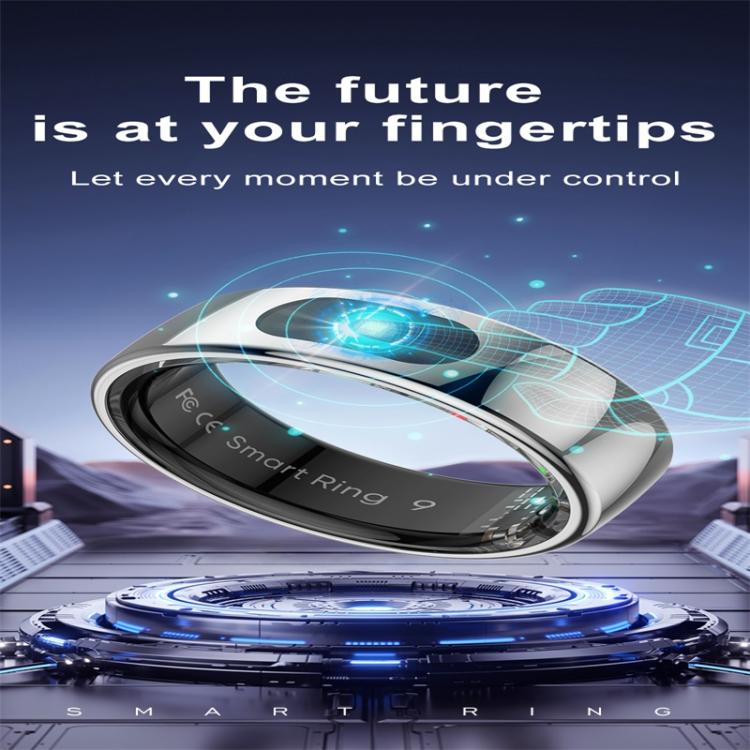 R08 SIZE 7 Smart Ring, Support Heart Rate / Blood Oxygen / Sleep / Multiple Sports Modes(Silver) - free shipping - PMC TechLife - Order now!