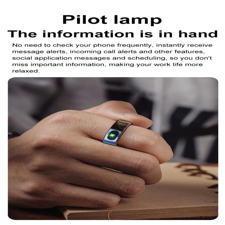 R08 SIZE 8 Smart Ring, Support Heart Rate / Blood Oxygen / Sleep / Multiple Sports Modes(Silver) - free shipping - PMC TechLife - Order now!