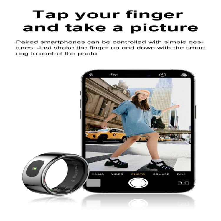R08 SIZE 10 Smart Ring, Support Heart Rate / Blood Oxygen / Sleep / Multiple Sports Modes(Silver) - free shipping - PMC TechLife - Order now!