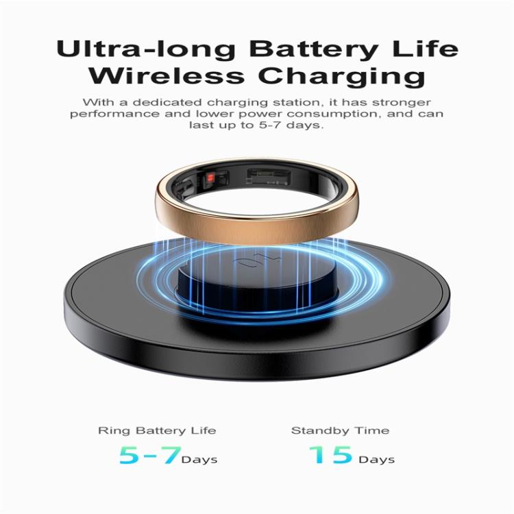 R10 SIZE 9 Smart Ring, Support Heart Rate / Blood Oxygen / Sleep / Multiple Sports Modes(Black) - free shipping - PMC TechLife - Order now!