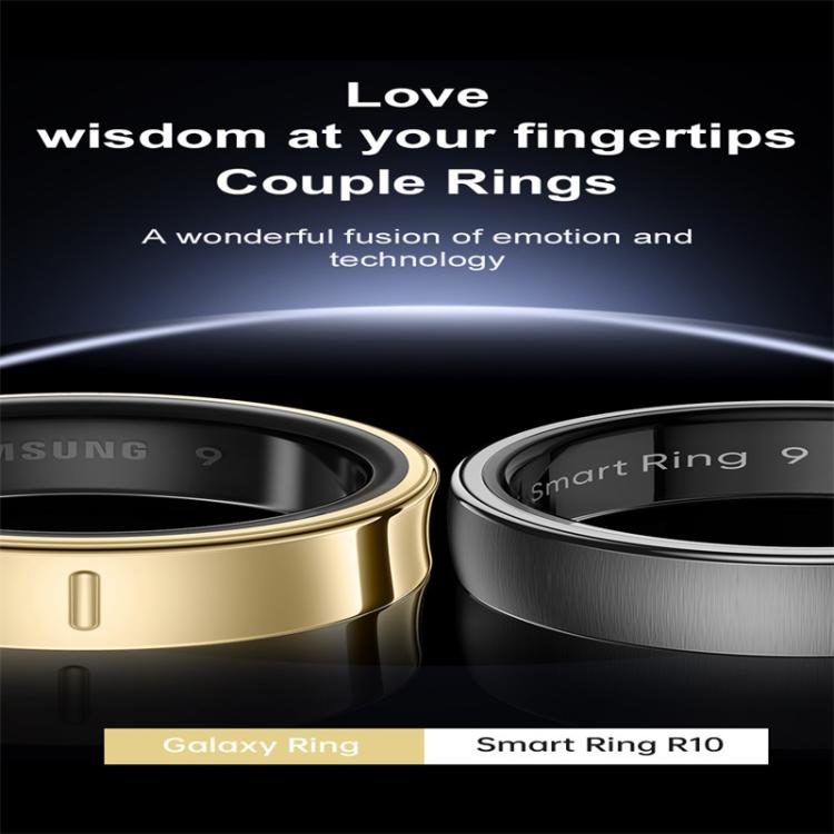 R10 SIZE 14 Smart Ring, Support Heart Rate / Blood Oxygen / Sleep / Multiple Sports Modes(Rose Gold) - free shipping - PMC TechLife - Order now!