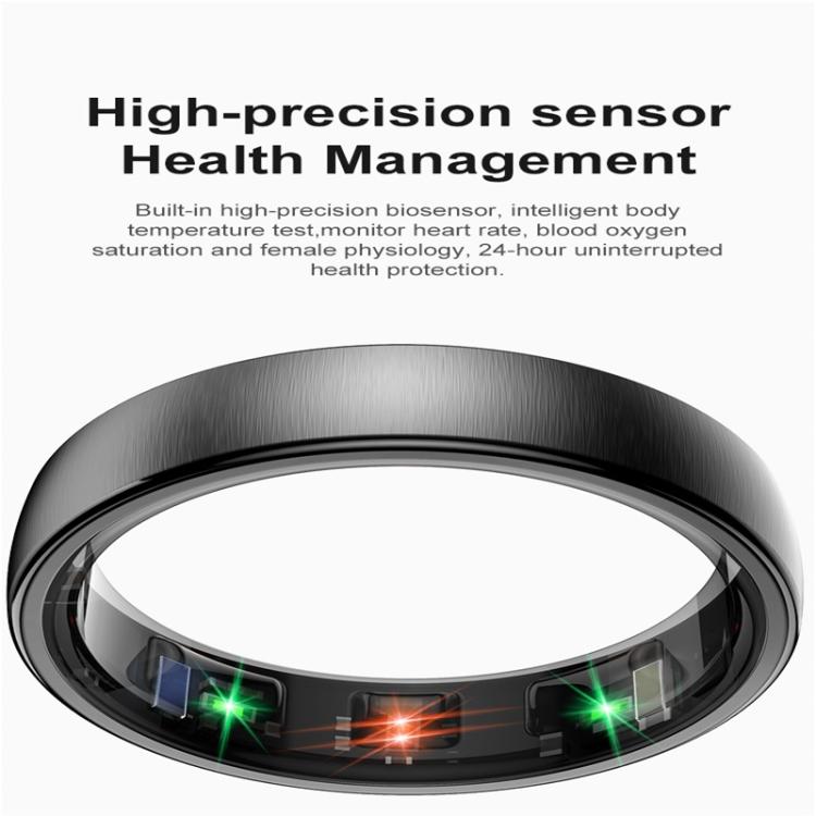 R10 SIZE 14 Smart Ring, Support Heart Rate / Blood Oxygen / Sleep / Multiple Sports Modes(Silver) - free shipping - PMC TechLife - Order now!