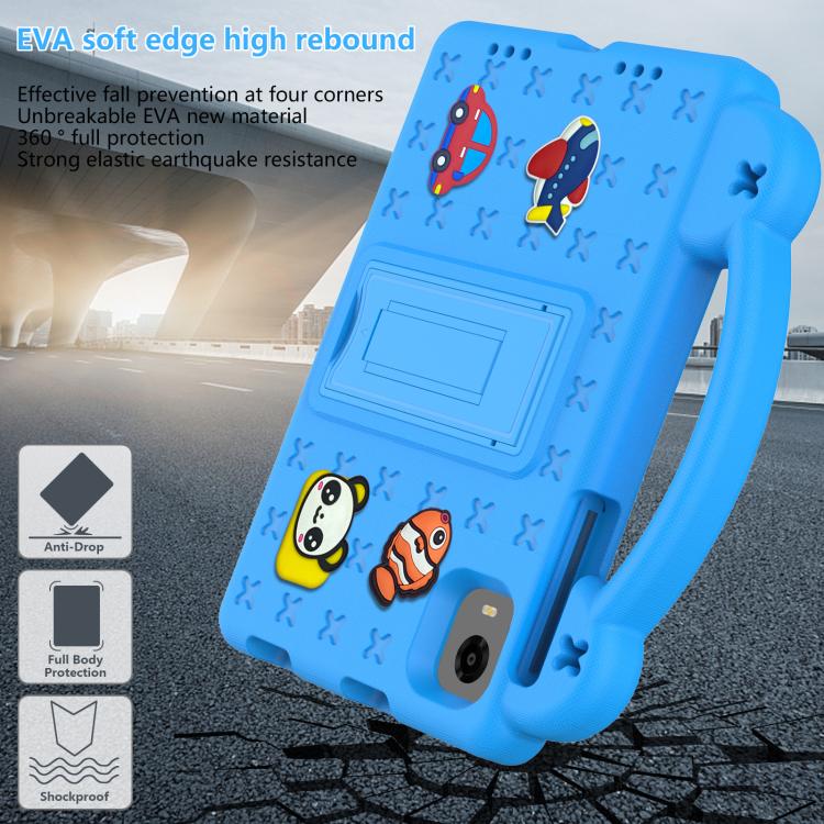 For Alldocube iPlay Mini 2 2024 Handle Kickstand Children EVA Shockproof Tablet Case(Sky Blue) - CUBE by PMC TechLife | Online Shopping South Africa | PMC TechLife | Buy Now Pay Later Mobicred