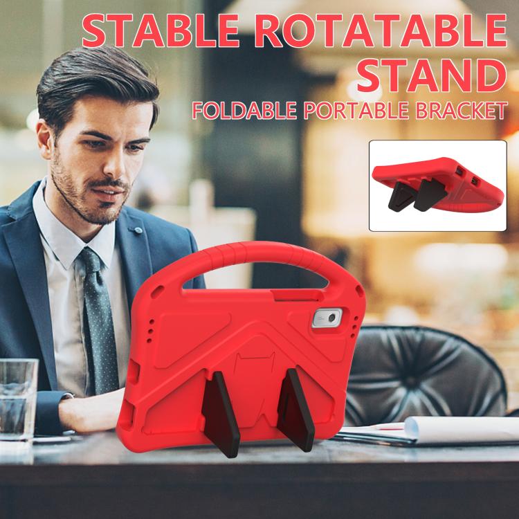 For NEC Lavie Tab T9 9 inch 2024 EVA Shockproof Tablet Case with Holder(Red) - Others by PMC TechLife | Online Shopping South Africa | PMC TechLife | Buy Now Pay Later Mobicred