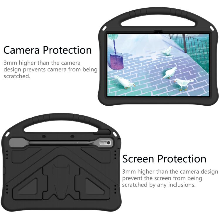 For NEC Lavie Tab T11 T1195  EVA Shockproof Tablet Case with Holder(Black) - Others by PMC TechLife | Online Shopping South Africa | PMC TechLife | Buy Now Pay Later Mobicred