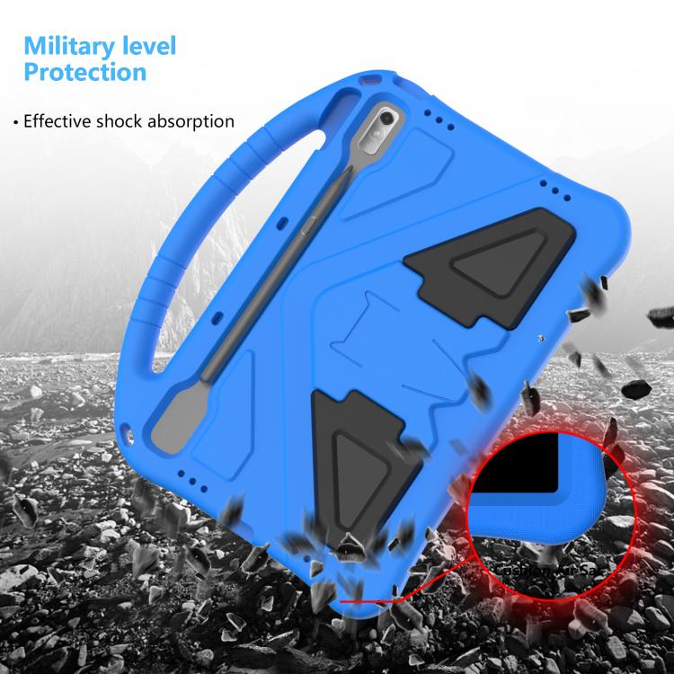 For NEC Lavie Tab T11 T1195  EVA Shockproof Tablet Case with Holder(Blue) - Others by PMC TechLife | Online Shopping South Africa | PMC TechLife | Buy Now Pay Later Mobicred
