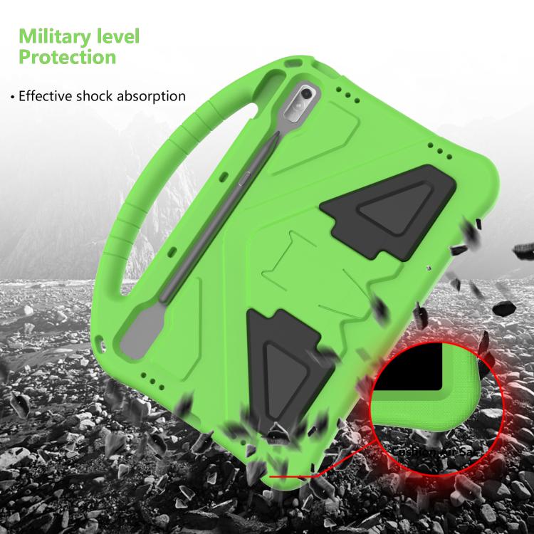 For NEC Lavie Tab T11 T1195  EVA Shockproof Tablet Case with Holder(Green) - Others by PMC TechLife | Online Shopping South Africa | PMC TechLife | Buy Now Pay Later Mobicred