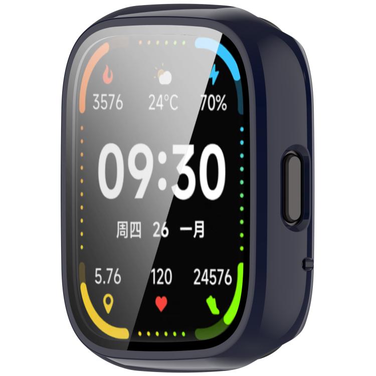 For Lexin Watch 3 Tempered Film Integrated PC Watch Protective Case(Ink Blue) - Watch Case by PMC TechLife | Online Shopping South Africa | PMC TechLife | Buy Now Pay Later Mobicred