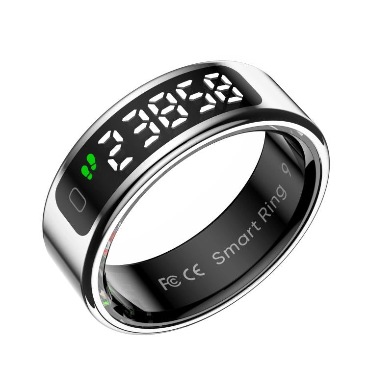 R11 SIZE 10 Smart Ring, Support Heart Rate / Blood Oxygen / Sleep / Multiple Sports Modes(Silver) - free shipping - PMC TechLife - Order now!