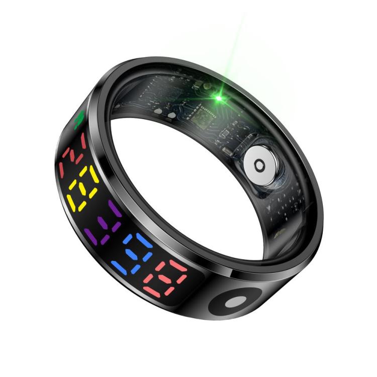 R12 SIZE 8 Smart Ring, Support Heart Rate / Blood Oxygen / Sleep / Multiple Sports Modes(Black) - free shipping - PMC TechLife - Order now!