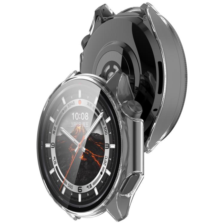 For OPPO Watch X2 Tempered Film Integrated PC Watch Protective Case(Transparency) - Watch Case by PMC TechLife | Online Shopping South Africa | PMC TechLife | Buy Now Pay Later Mobicred