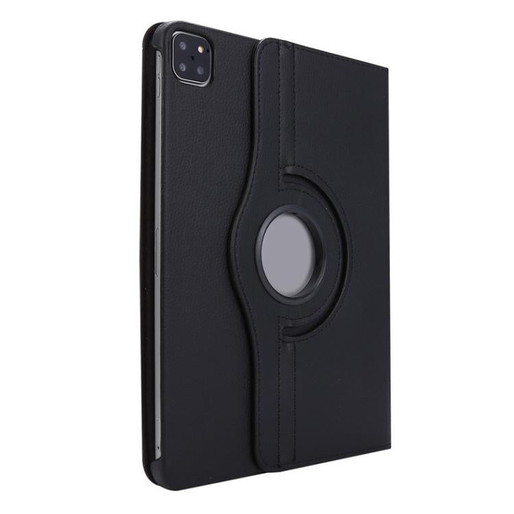 For iPad Pro 13 2024 ENKAY 360 Degree Rotation Litchi Leather Smart Tablet Case(Brown) - free shipping - PMc TechLife - Order now!