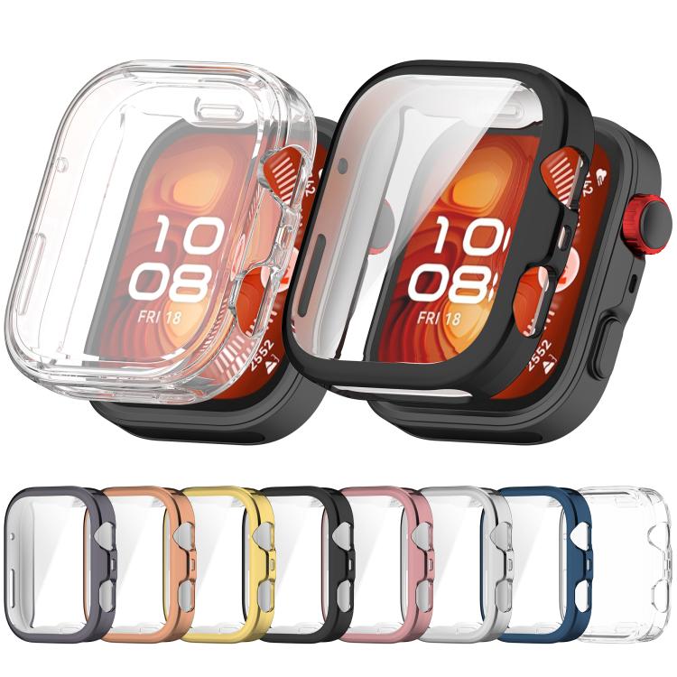 For Huawei Watch Fit 4 Electroplated TPU Full Coverage Watch Protective Case(Silver) - free shipping - PMC TechLife - Order now!