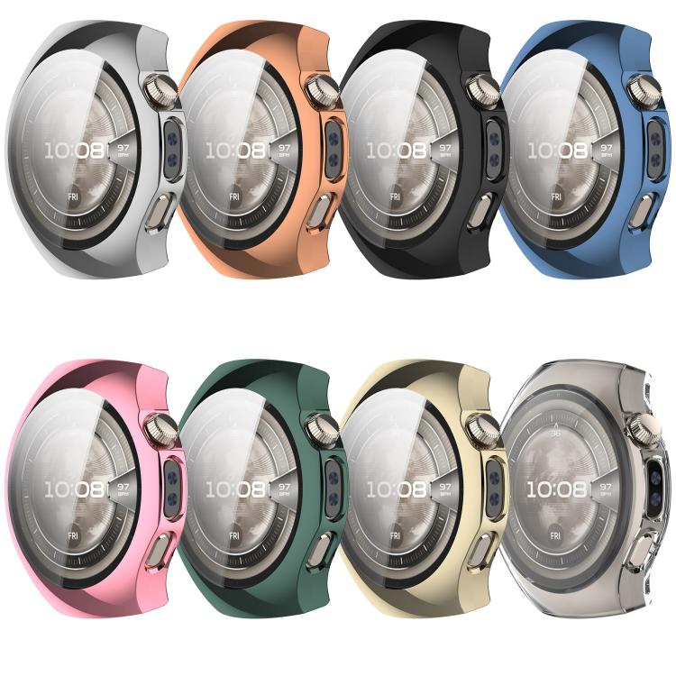 For Huawei Watch 5 46mm Electroplated TPU Full Coverage Watch Protective Case(Black) - free shipping - PMC TechLife - Order now!