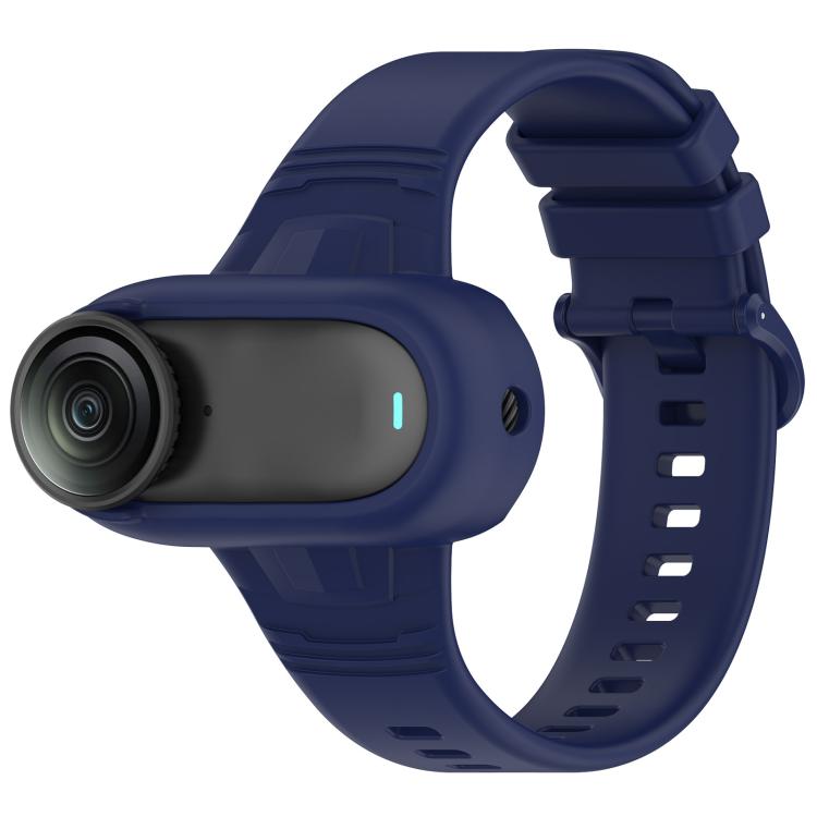 For Insta 360 Go 3 / Go 3S / Go 2 Solid Color Silicone Watch Band(Dark Blue) - free shipping - PMC TechLife - Order now!