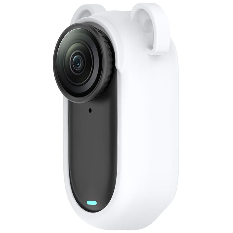 For Insta 360 Go 2 Solid Color Silicone Protective Case(White) - free shipping - PMC TechLife - Order now!