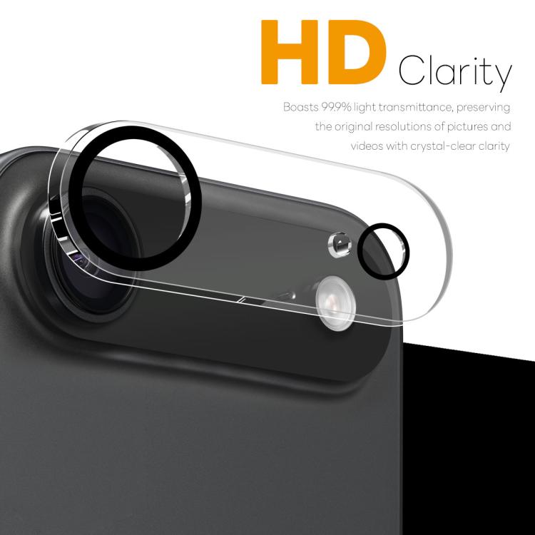 For iPhone 17 Air 2pcs NORTHJO Camera Lens Protector 3D Night Shot Tempered Glass Film(Black) - iPhone 17 Air Tempered Glass by NORTHJO | Online Shopping South Africa | PMC TechLife | Buy Now Pay Later Mobicred