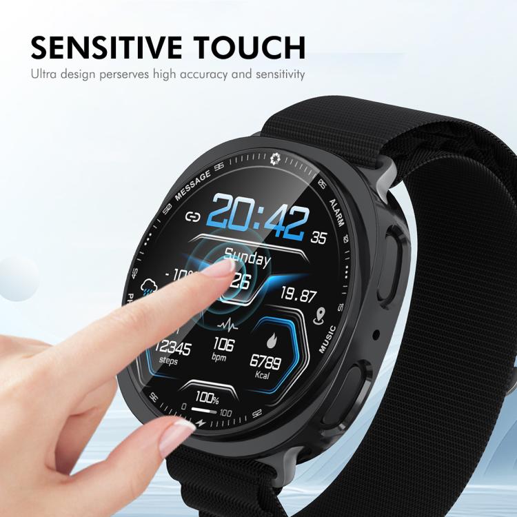 For Samsung Galaxy Watch8 40mm ENKAY Hat-Prince Full Coverage Electroplated Soft TPU Case with Screen Protection(Blue) - free shipping - PMC TechLife - Order now!