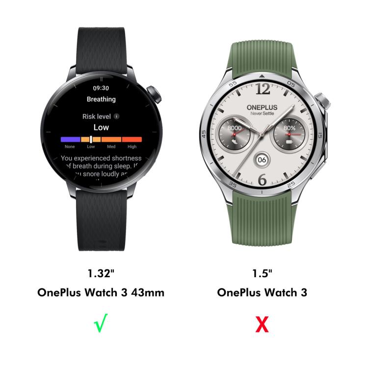 For OnePlus Watch 3 43mm 10pcs ENKAY 3D Full Coverage Soft PC Edge PMMA HD Screen Protector Film - free shipping - PMC TechLife - Order now!