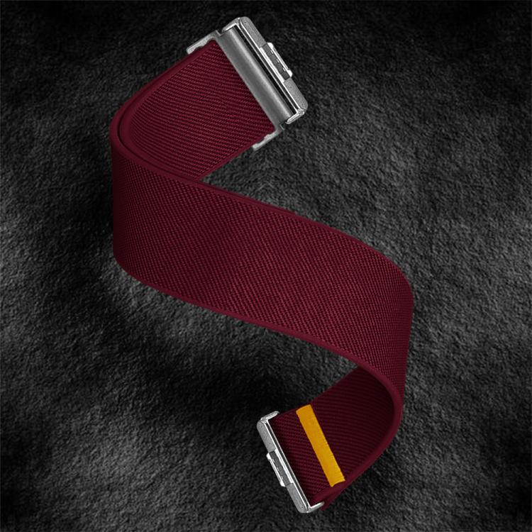 For Huawei Watch Fit3 / Fit4 / Fit4 Pro Adjustable Single Loop Elastic Nylon Watch Band(Wine Red) - free shipping - PMC TechLife - Order now!