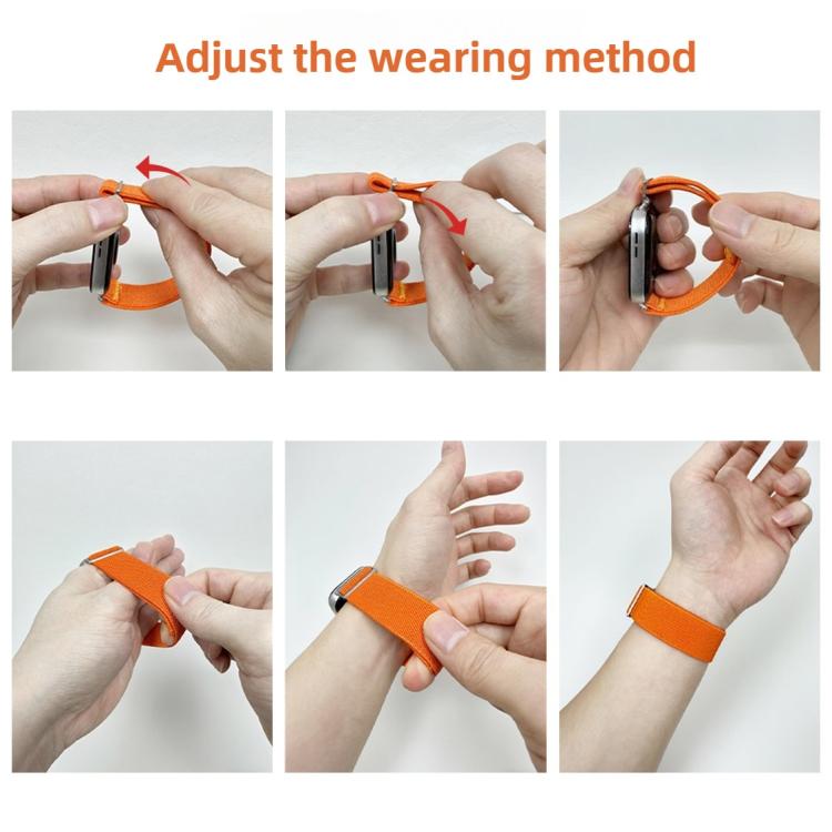 For Huawei Watch Fit3 / Fit4 / Fit4 Pro Adjustable Single Loop Elastic Nylon Watch Band(Starlight) - free shipping - PMC TechLife - Order now!