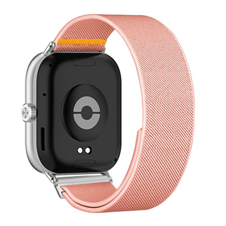 For Xiaomi Smart Band 9 Pro / Redmi Watch 5 Adjustable Single Loop Elastic Nylon Watch Band(Pink) - free shipping - PMC TechLife - Order now!