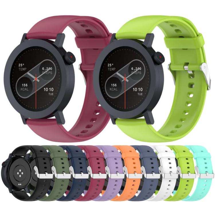 For CMF Watch 3 Pro / CMF Watch Pro2 Solid Color Silicone Watch Band(Blue Gray) - free shipping - PMC TechLife - Order now!