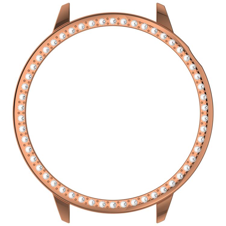 For OnePlus Watch 3 43mm Single Row Diamond Half Coverage Hollow PC Watch Protective Cover(Rose Gold) - free shipping - PMC TechLife - Order now!