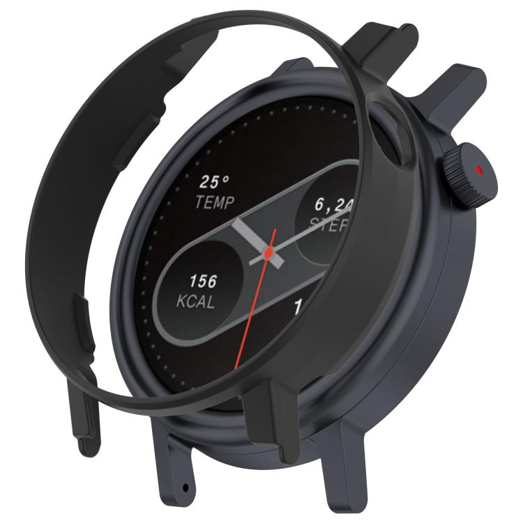 For CMF Watch 3 Pro Half Coverage Hollowed PC Watch Protective Cover(Black) - free shipping - PMC TechLife - Order now!