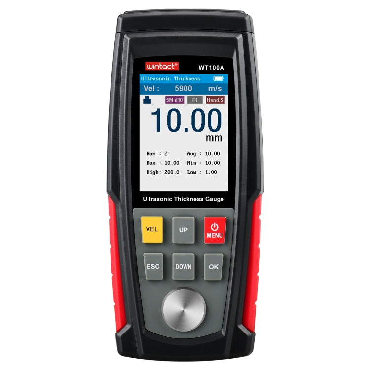 Wintact WT100A Digital Ultrasonic Thickness Gauge Meter Tester USB Charging Digital Thickness Metal Tester High Precision - free shipping - PMC TechLife - Order now!