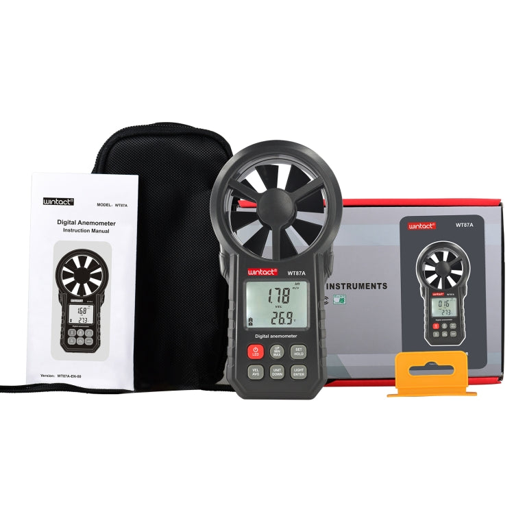WINTACT WT87A Portable Anemometer Thermometer Wind Speed Gauge Meter - free shipping - PMC Jewellery - Order now!