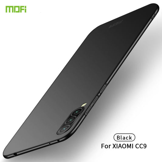 MOFI Frosted PC Ultra-thin Hard Case for Xiaomi CC9(Black) - Xiaomi Cases by MOFI | Online Shopping South Africa | PMC Jewellery