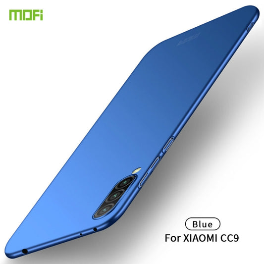 MOFI Frosted PC Ultra-thin Hard Case for Xiaomi CC9(Blue) - Xiaomi Cases by MOFI | Online Shopping South Africa | PMC Jewellery