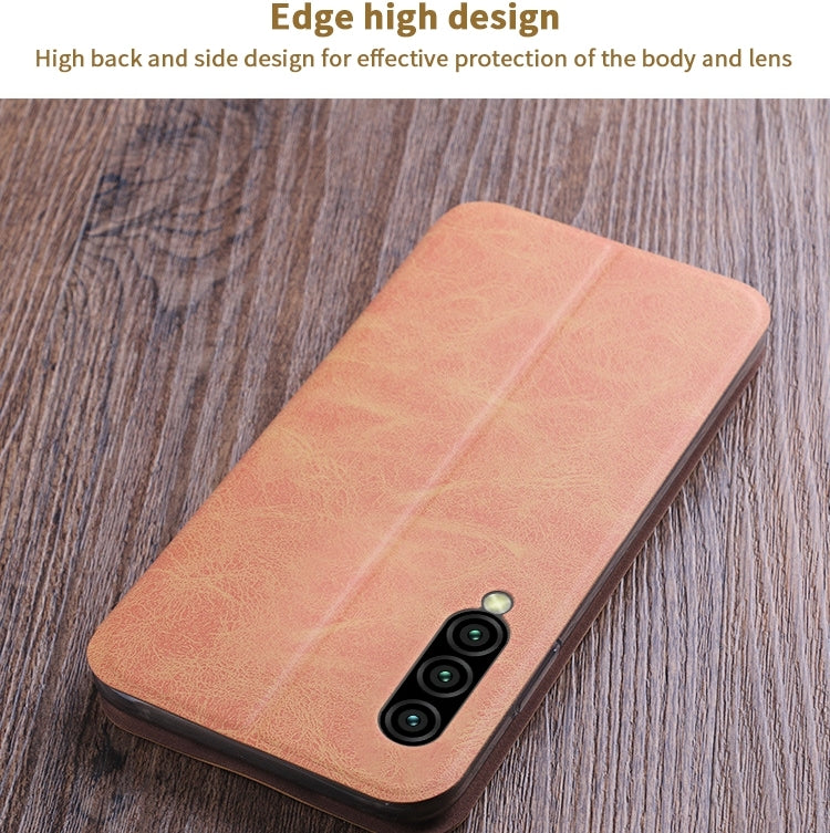 MOFI Crazy Horse Texture Horizontal Flip Protective Leather Case for Xiaomi Mi CC9e / A3(Brown) - Xiaomi Cases by MOFI | Online Shopping South Africa | PMC Jewellery | Buy Now Pay Later Mobicred